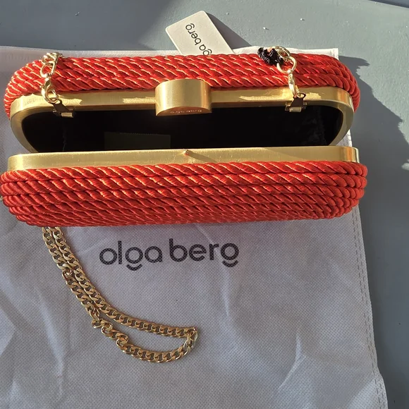 Olga Berg Martina Rope Clutch - Picture 5 of 12